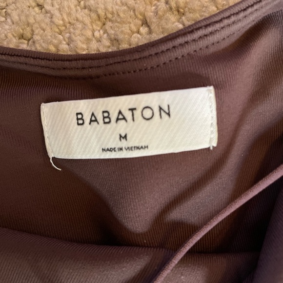 Aritzia Chocolate Brown Midi Dress - Picture 3 of 5